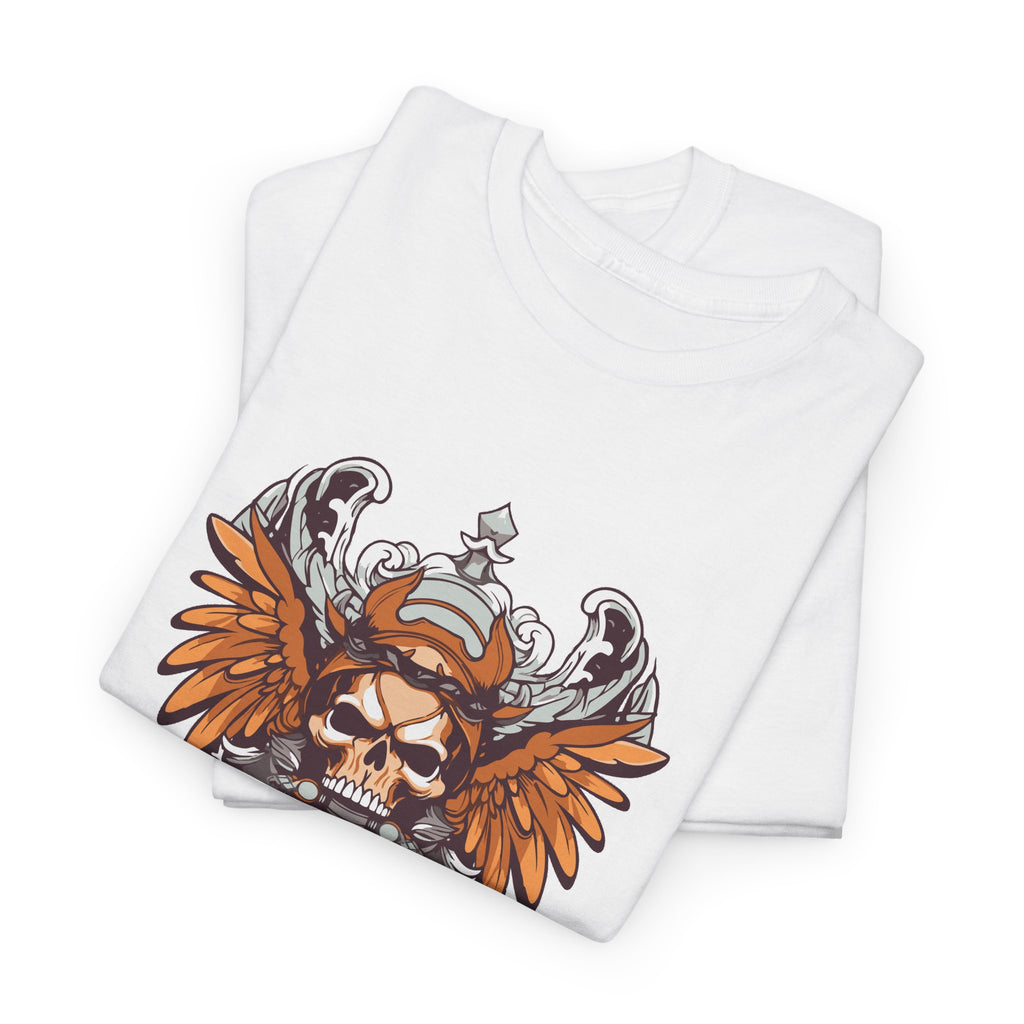 Viking Skull Sword Tee — Norse Warrior Graphic T‑Shirt