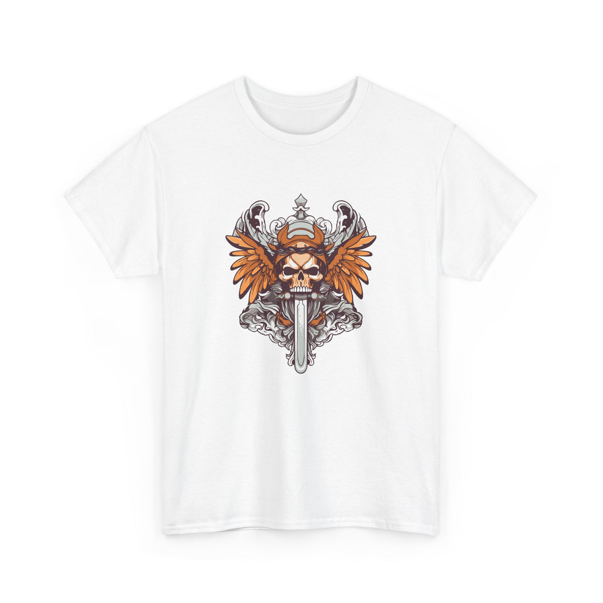 Viking Skull Sword Tee — Norse Warrior Graphic T‑Shirt